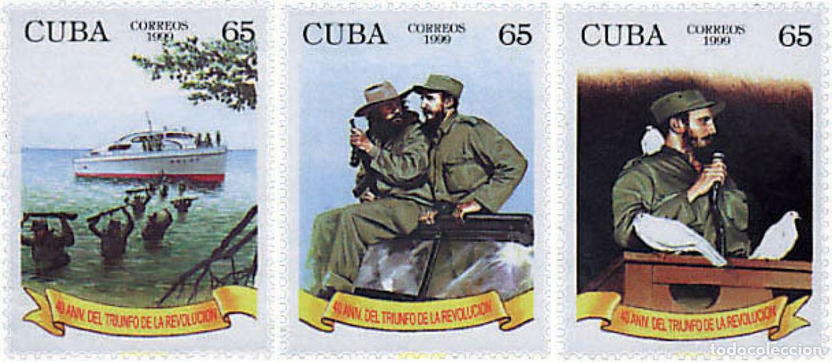 Sellos: 46517 MNH CUBA 1999 40 ANIVERSARIO DE LA REVOLUCION
