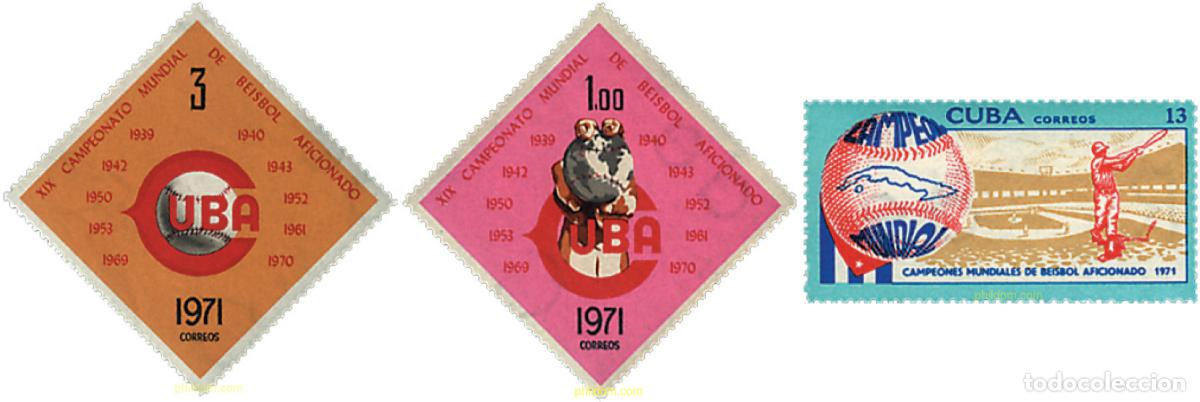 Briefmarken: 51394 MNH CUBA 1971 CAMPEONATO DEL MUNDO DE BEISBOL