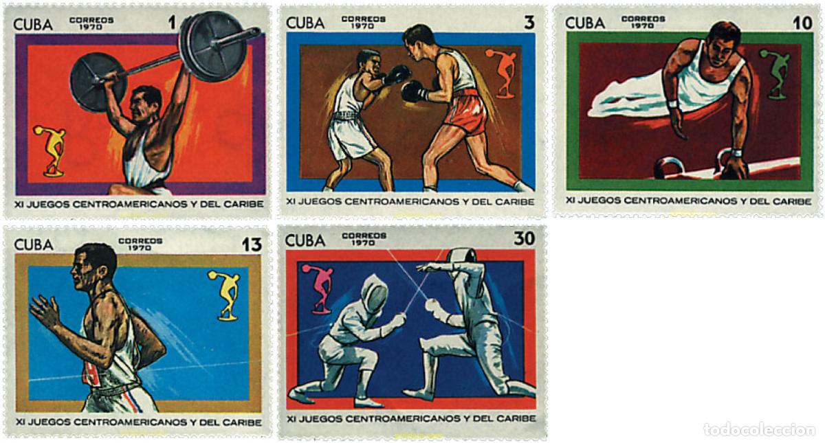 Briefmarken: 259728 HINGED CUBA 1970 11 JUEGOS CENTROAMERICANOS