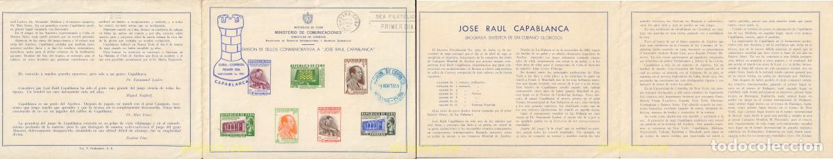 Sellos: 370046 MNH CUBA 1951 30 ANIVERSARIO DEL CAMPEONATO MUNDIAL DE AJEDREZ