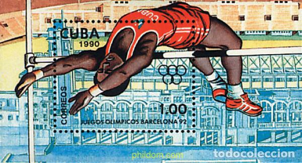 Sellos: 68134 MNH CUBA 1990 25 JUEGOS OLIMPICOS VERANO BARCELONA 1992