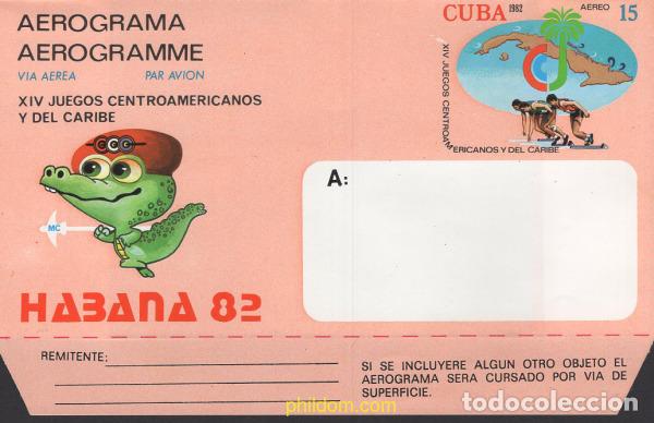 Sellos: 664891 MNH CUBA 1982 14 JUEGOS DEPORTIVOS CENTROAMERICANOS.
