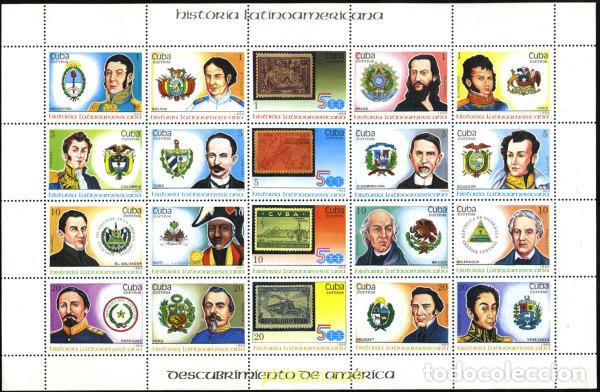 Sellos: 120000 MNH CUBA 1988 HISTORIA DE AMERICA. 500 ANIVERSARIO DEL DESCUBRIMIENTO