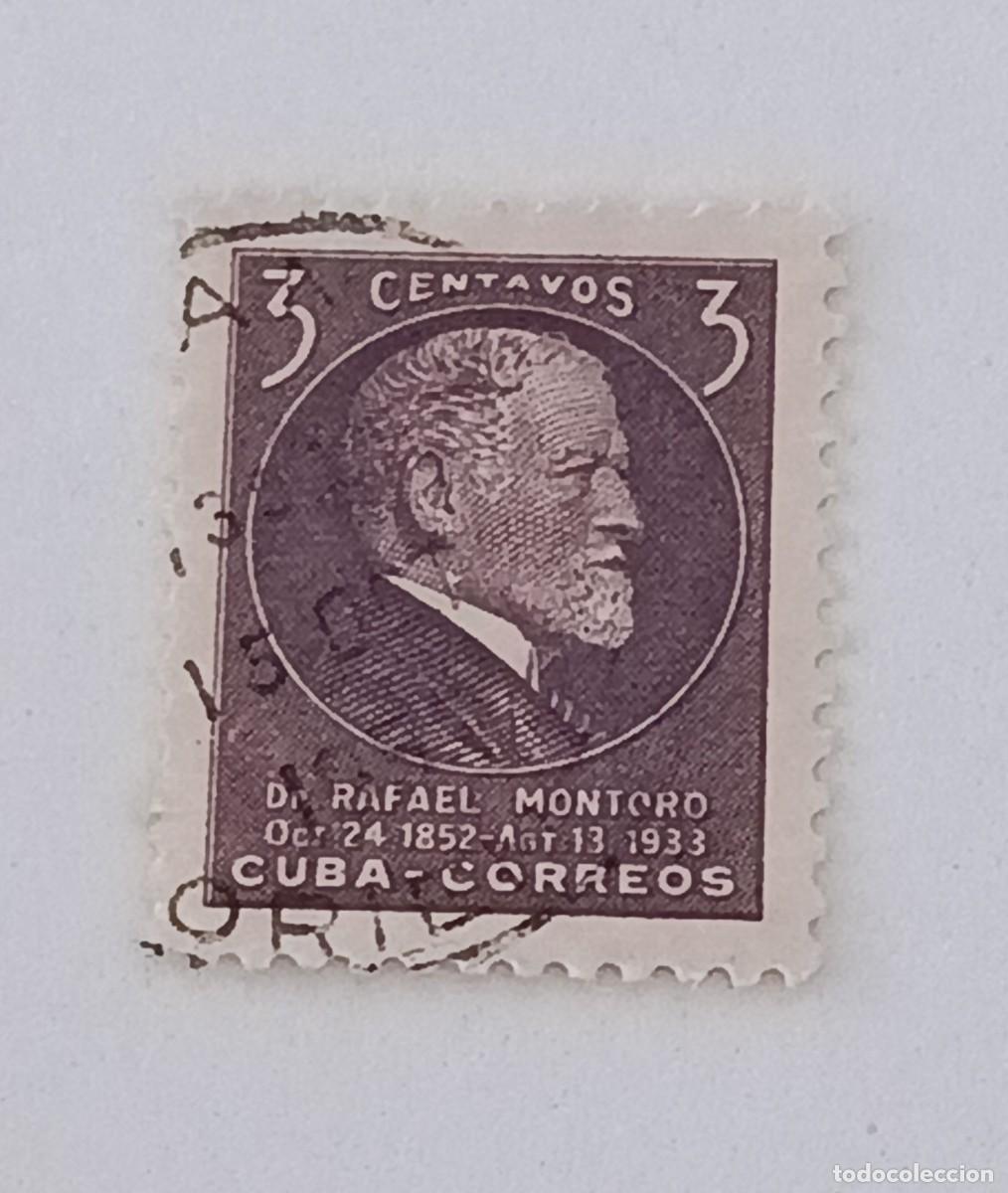 Sellos: Sellos Cuba 1953, Centenario del nacimiento del Dr. Rafael Montoro. Edifil 555