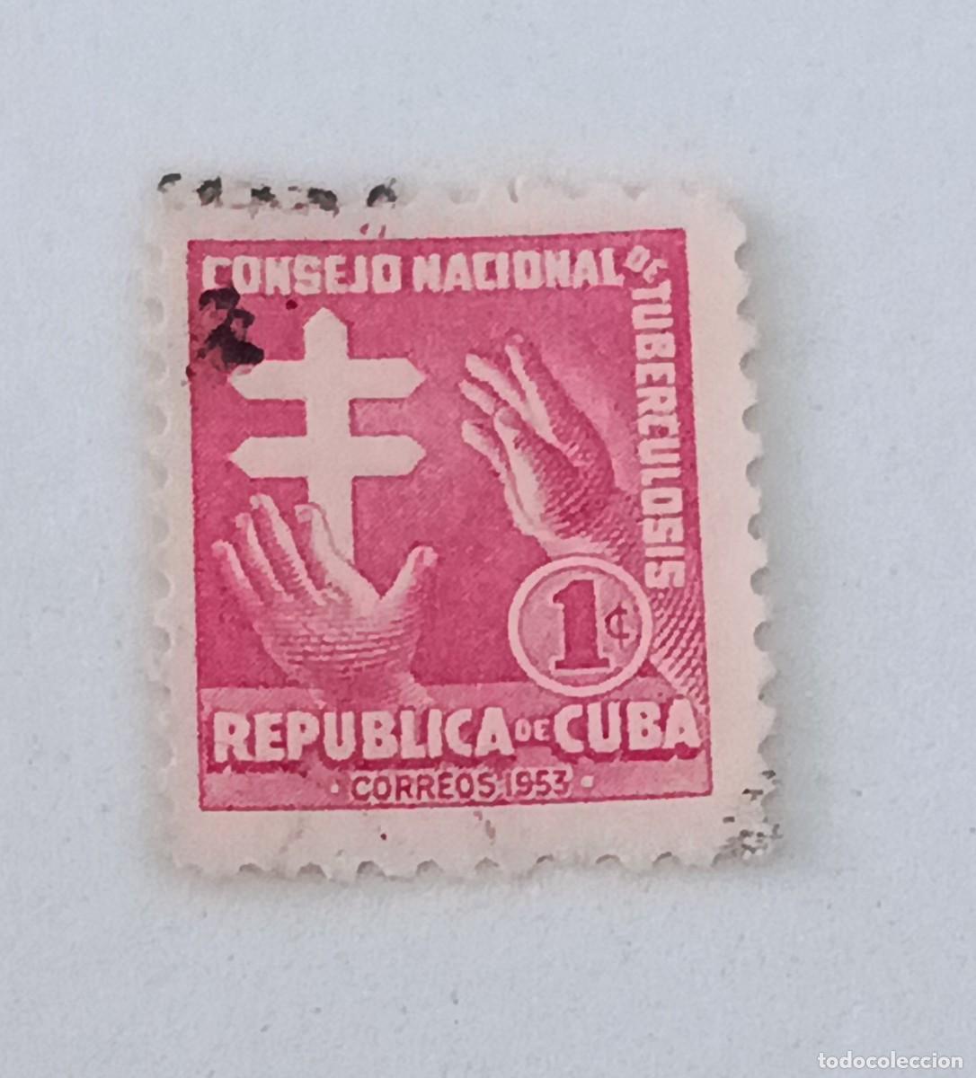 Sellos: Sello Cuba 1953, Consejo Nacional de Tuberculosis.