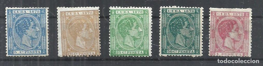 Sellos: SELLO CUBA EDIFIL 44 46 47 48 49 A&Ntilde;O 1878