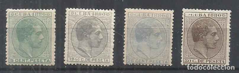 Sellos: SELLO CUBA EDIFIL 56 58 59 6 61 A&Ntilde;O 1880 NUEVO