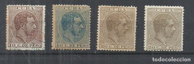Sellos: SELLO CUBA EDIFIL 102 103 104 105 A&Ntilde;O 1883 NUEVO