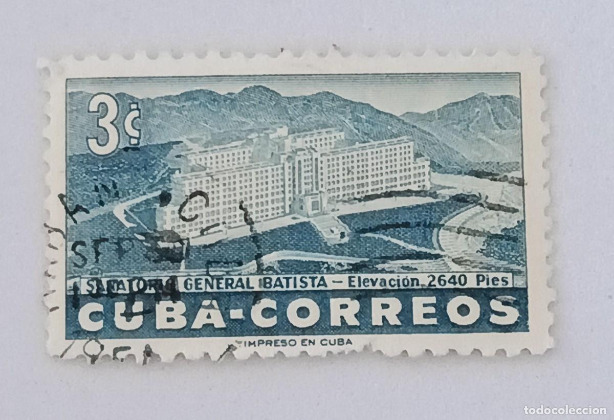 Sellos: Sellos Cuba 1954, Sanatorio antituberculoso de Topes de Collantes, edifil 599