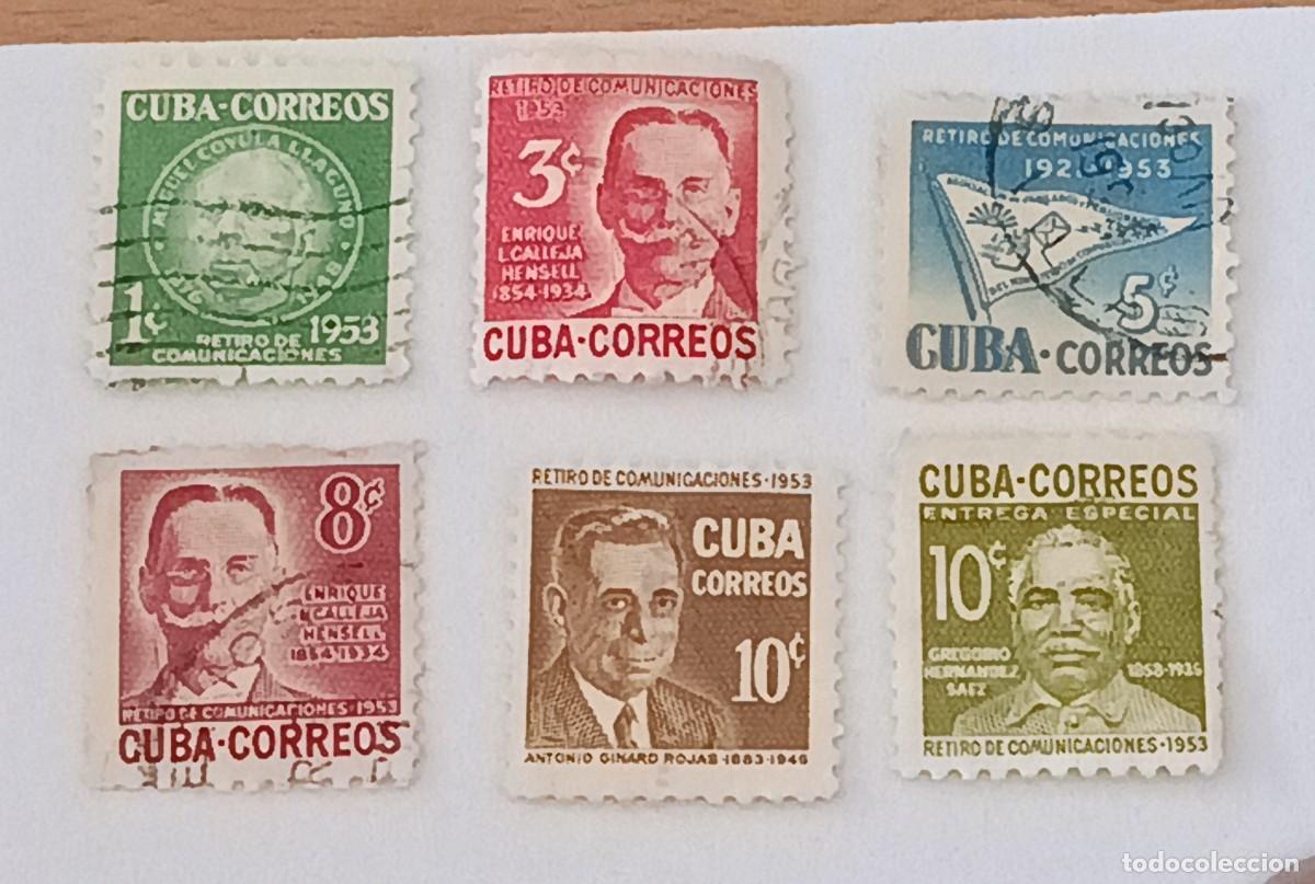 Sellos: Sellos Cuba 1954, Retiro de Comunicaciones.