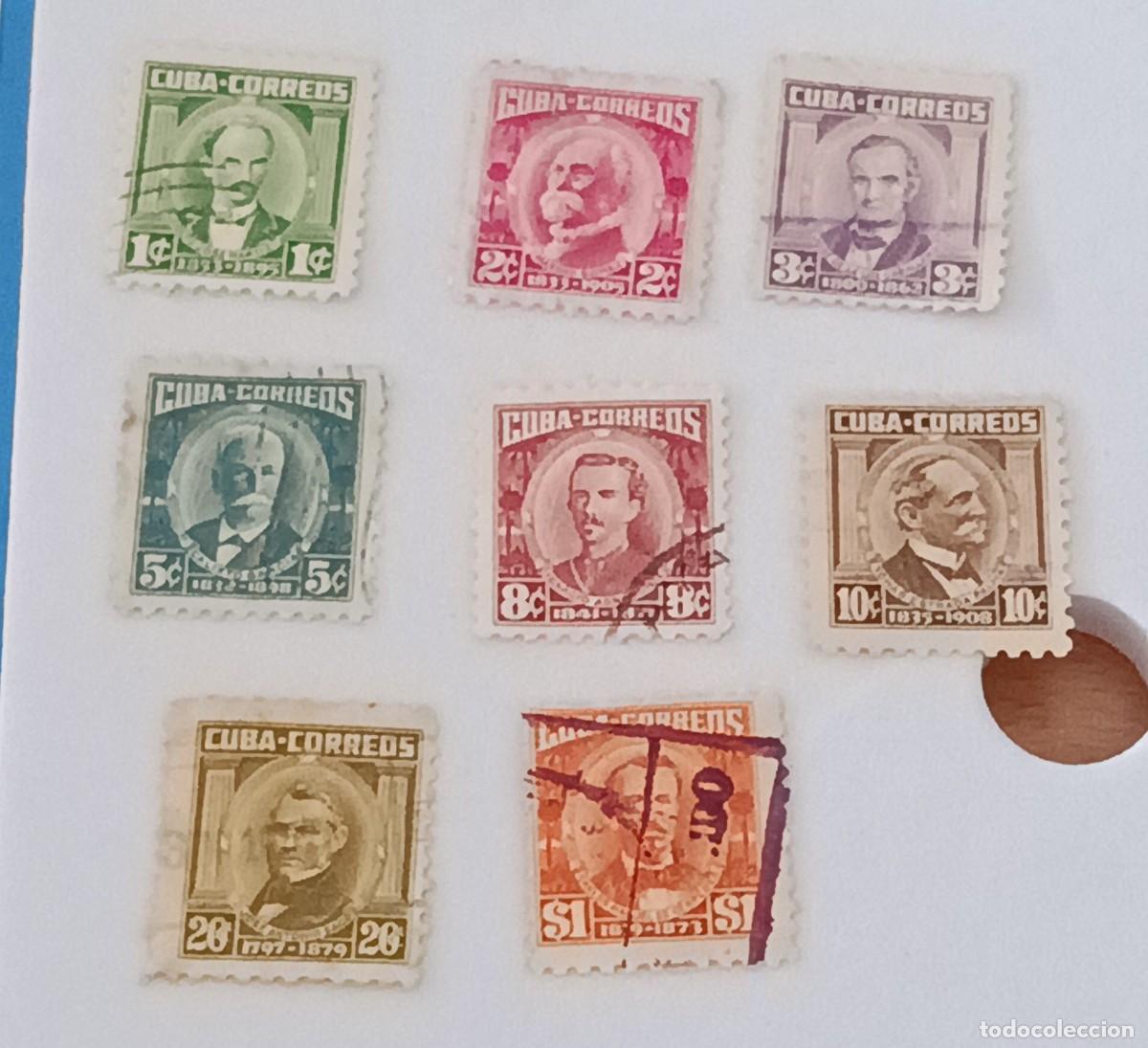 Sellos: Sellos Cuba 1954, Patriotas Cubanos.
