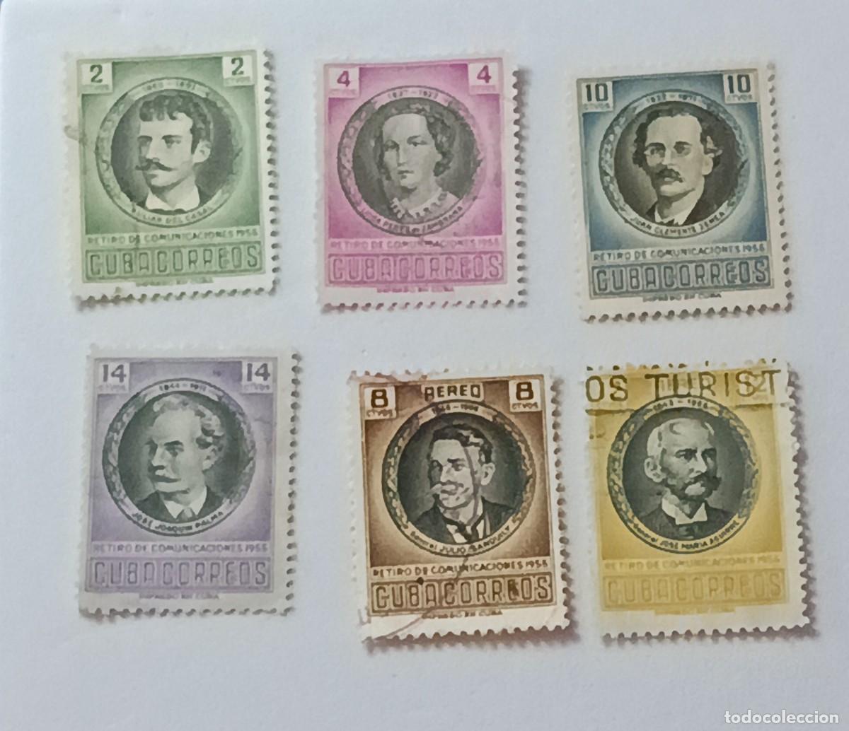Sellos: Sellos Cuba 1956, Retiro de Comunicaciones.