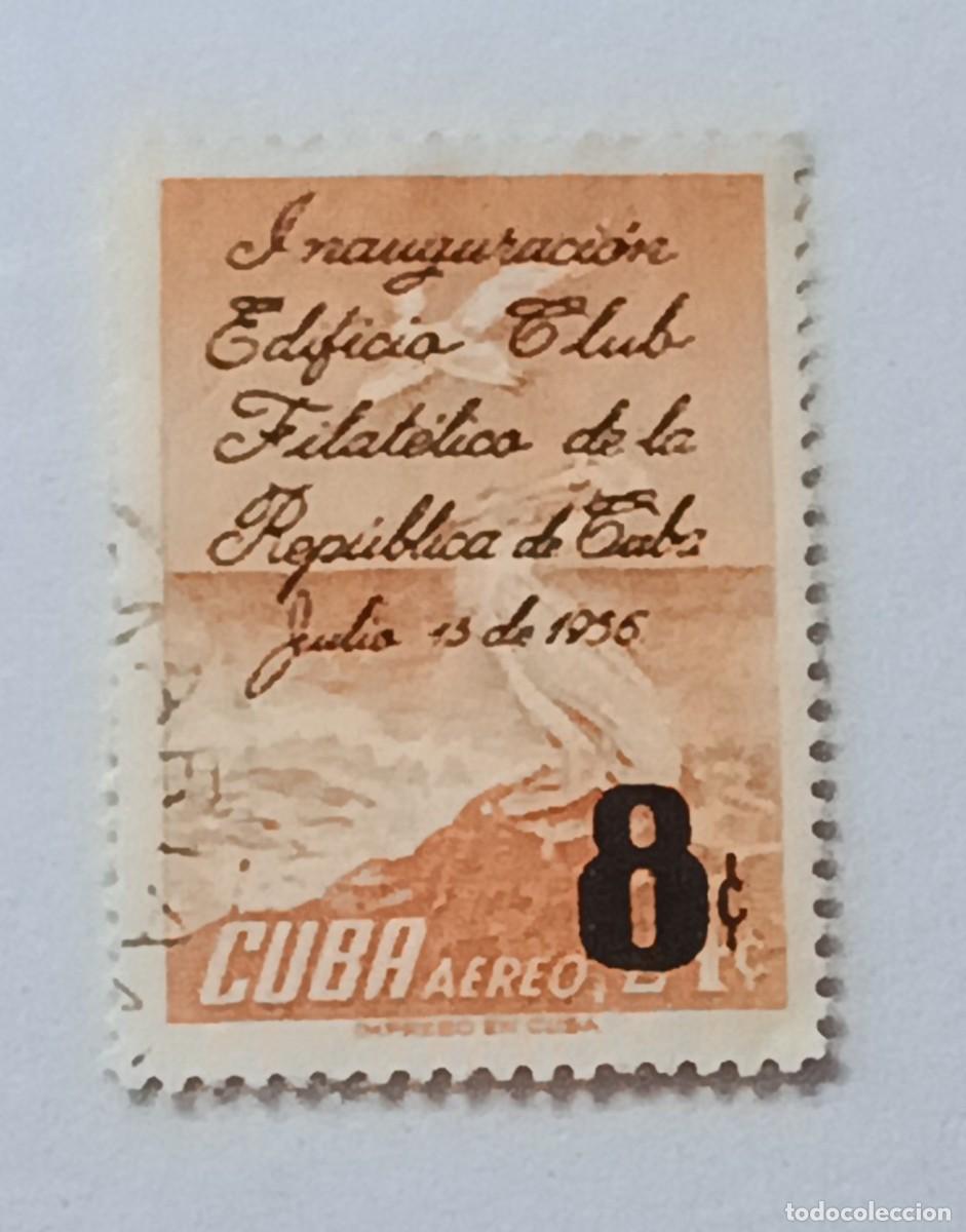 Sellos: Sellos Cuba 1956, Inauguraci&oacute;n del edificio del Club Filat&eacute;lico de Cuba, Edifil 664