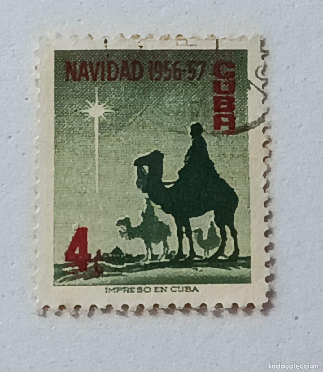 Sellos: Sellos Cuba 1956, Navidad, Edifil 678/679.