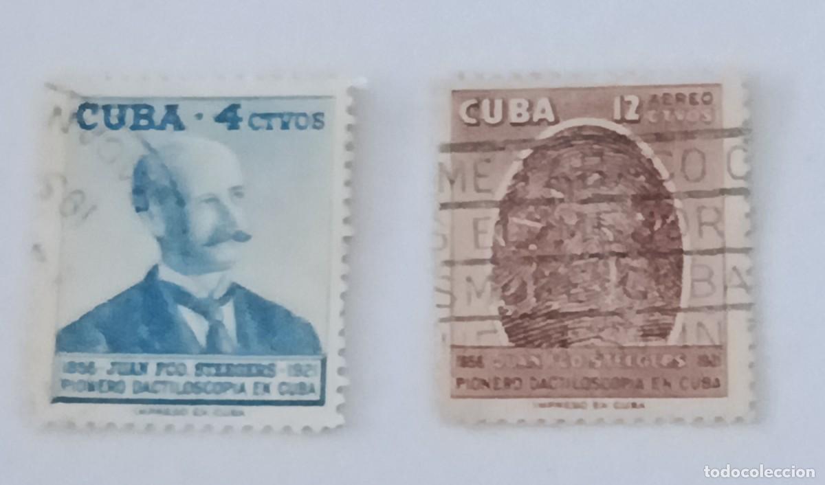 Sellos: Sellos Cuba 1957, Juan F. Steegers Perera. edifil 694/695