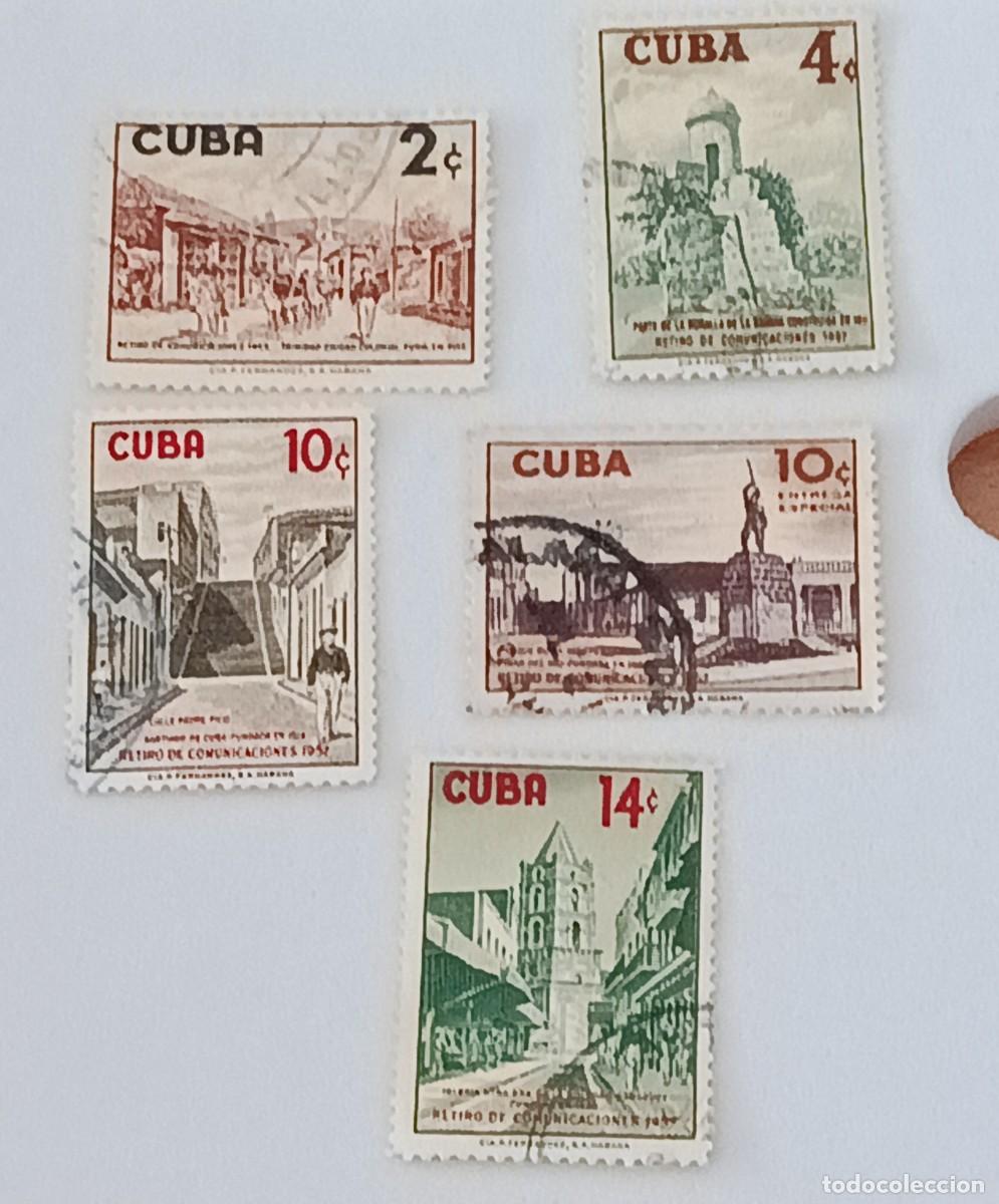 Sellos: Sellos Cuba 1957, Retiro de Comunicaciones.