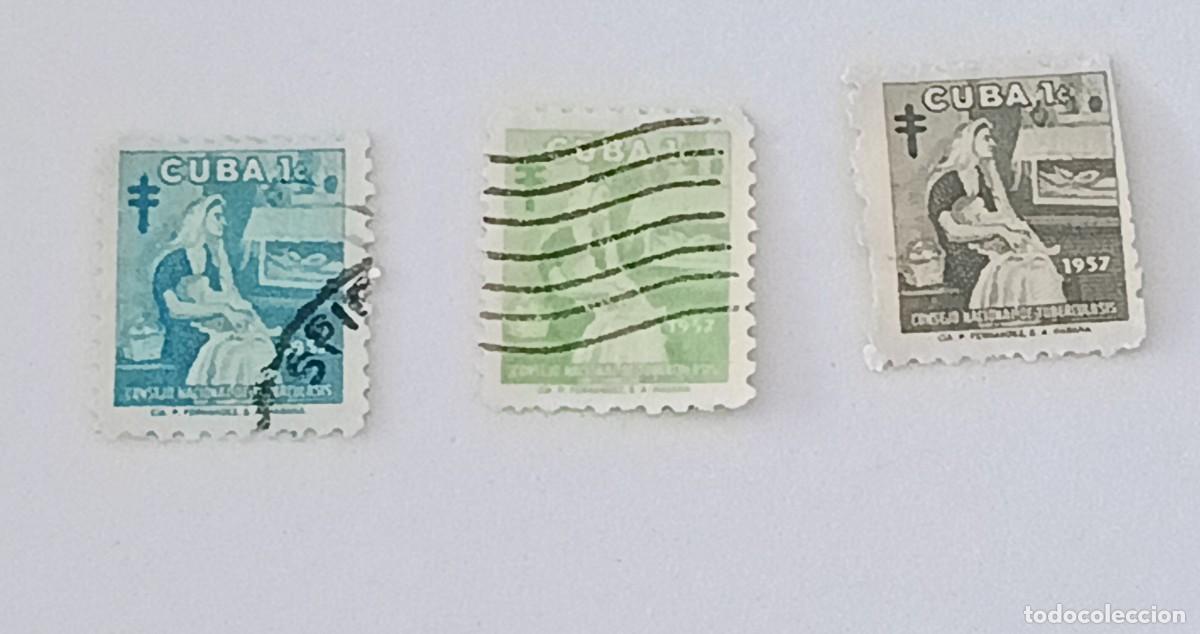 Sellos: Sellos Cuba 1957, Consejo Naciones de Tuberculosis.