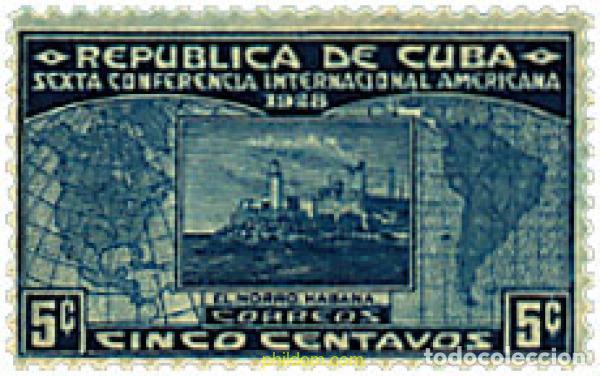 Sellos: 676370 MNH CUBA 1928 6 CONFERENCIA INTERNACIONAL AMERICANA