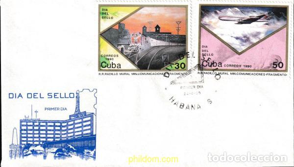 Sellos: 392052 MNH CUBA 1990 DIA DEL SELLO