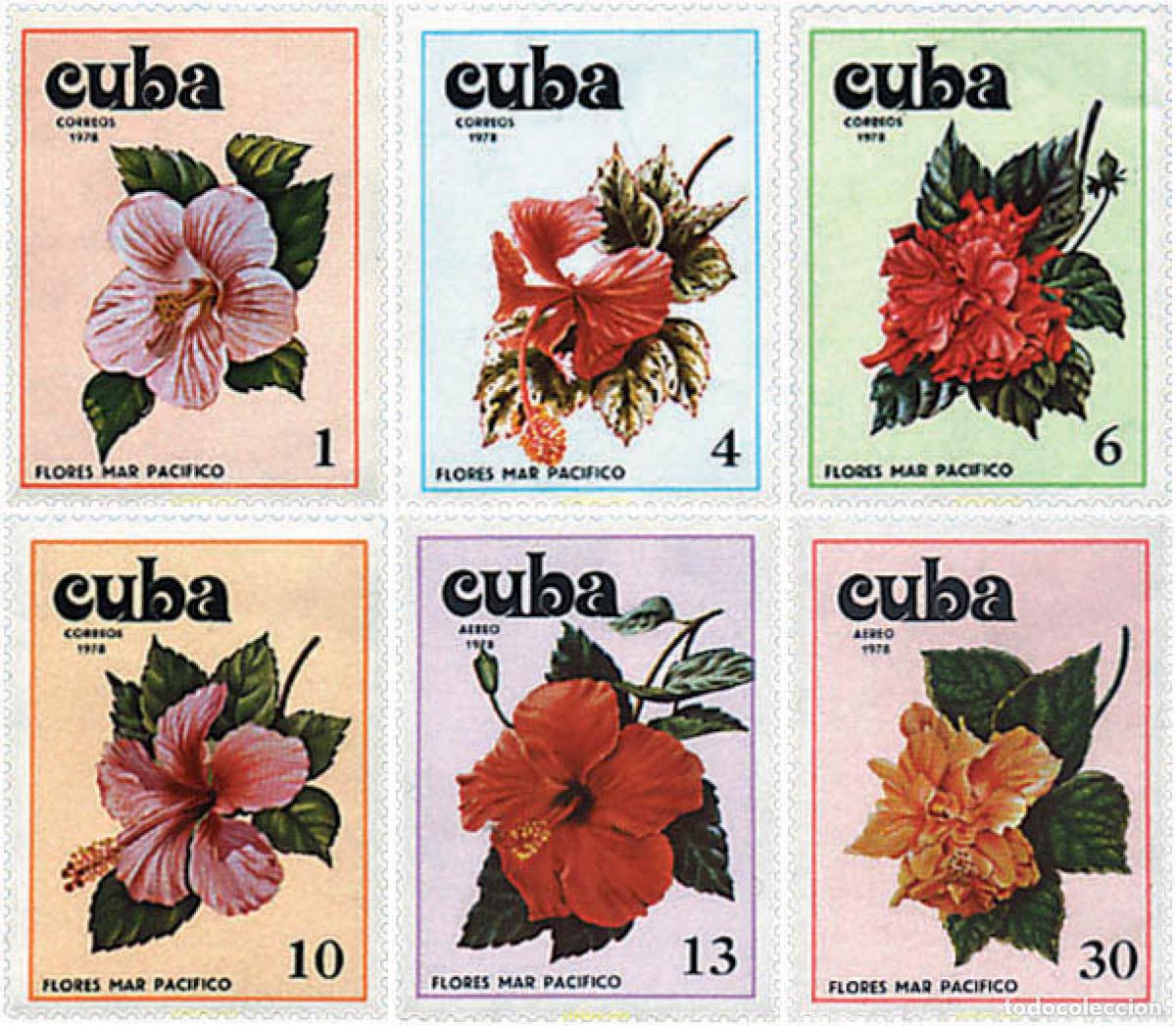 Sellos: 83513 MNH CUBA 1978 FLORES MAR PACIFICO