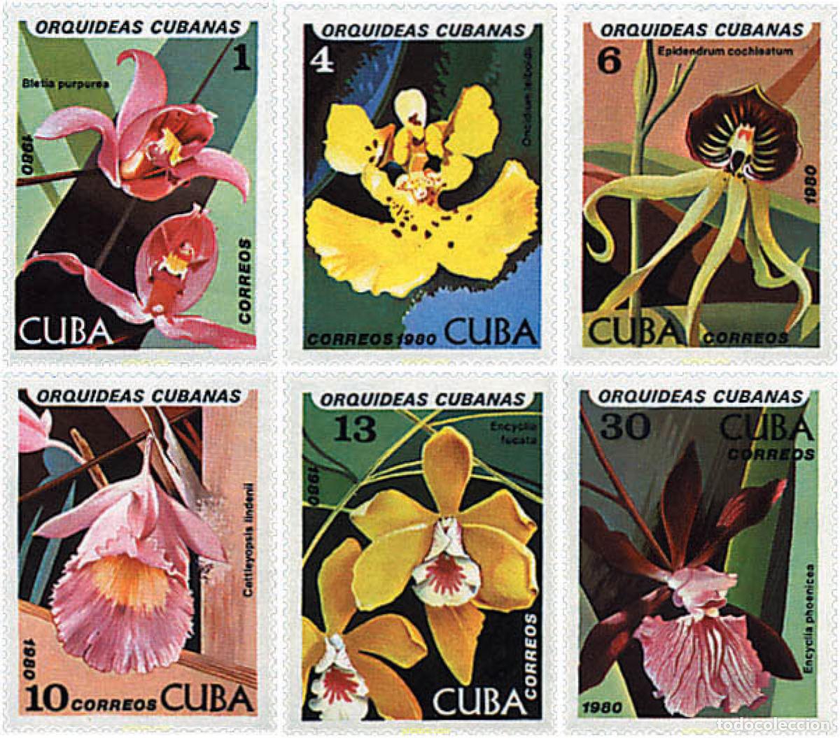 Sellos: 83516 MNH CUBA 1980 ORQUIDEAS CUBANAS