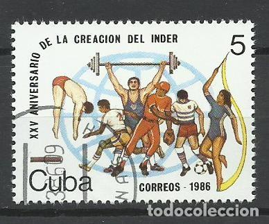 Sellos: SELLO DE CUBA - A&Ntilde;O 1986 - N&ordm; 6 - LINDO - BUEN PRECIO - FOTOS