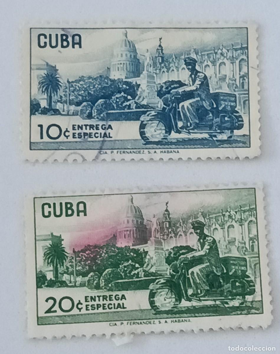 Sellos: Sellos Cuba 1958, Estrega especial. edifil 735/736
