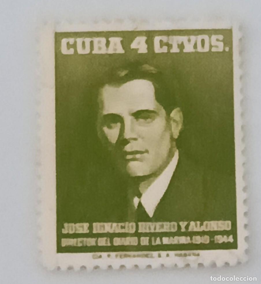 Sellos: Sellos Cuba 1958, 125 aniversario del Diareio de la Marina. edifil 740