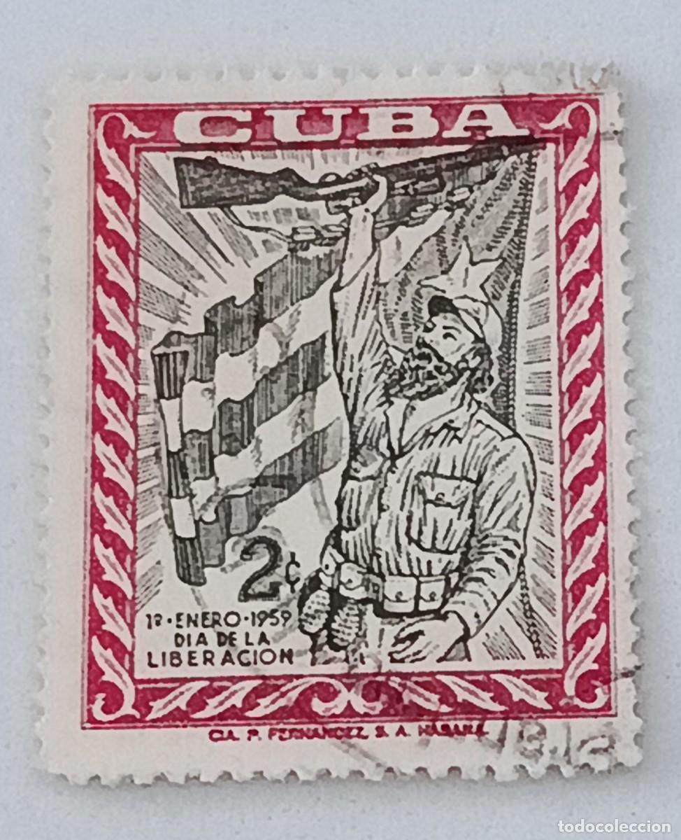 Sellos: Sellos Cuba 1959, D&iacute;a de la Liberaci&oacute;n. Edifil 779