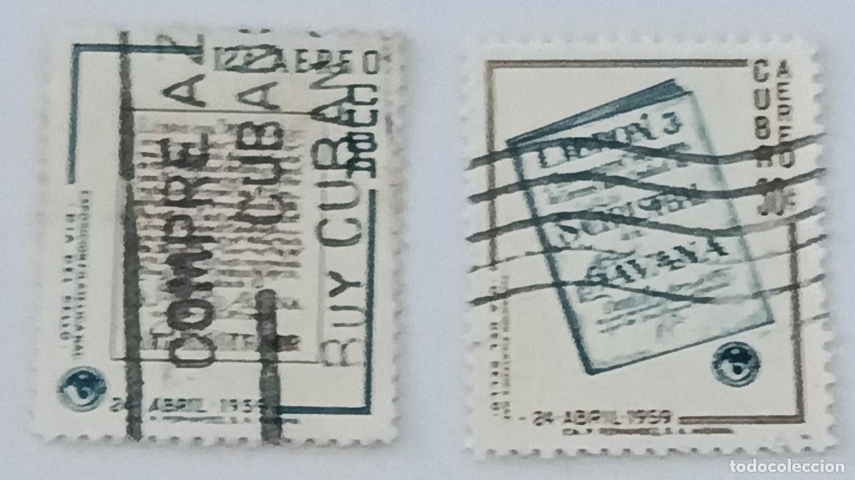 Sellos: Sellos Cuba 1959, D&iacute;a del sello. edifil 781/782