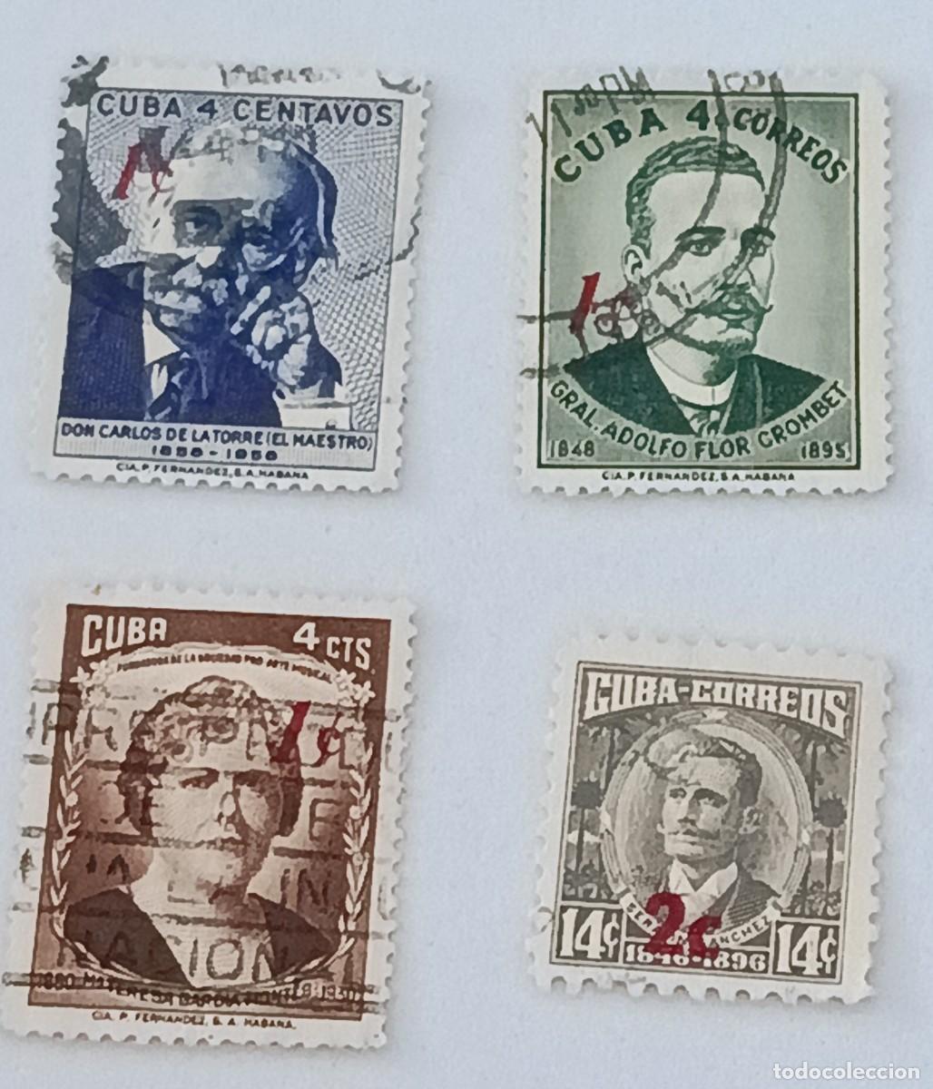 Sellos: Sellos Cuba 1959, sellos habilitados.