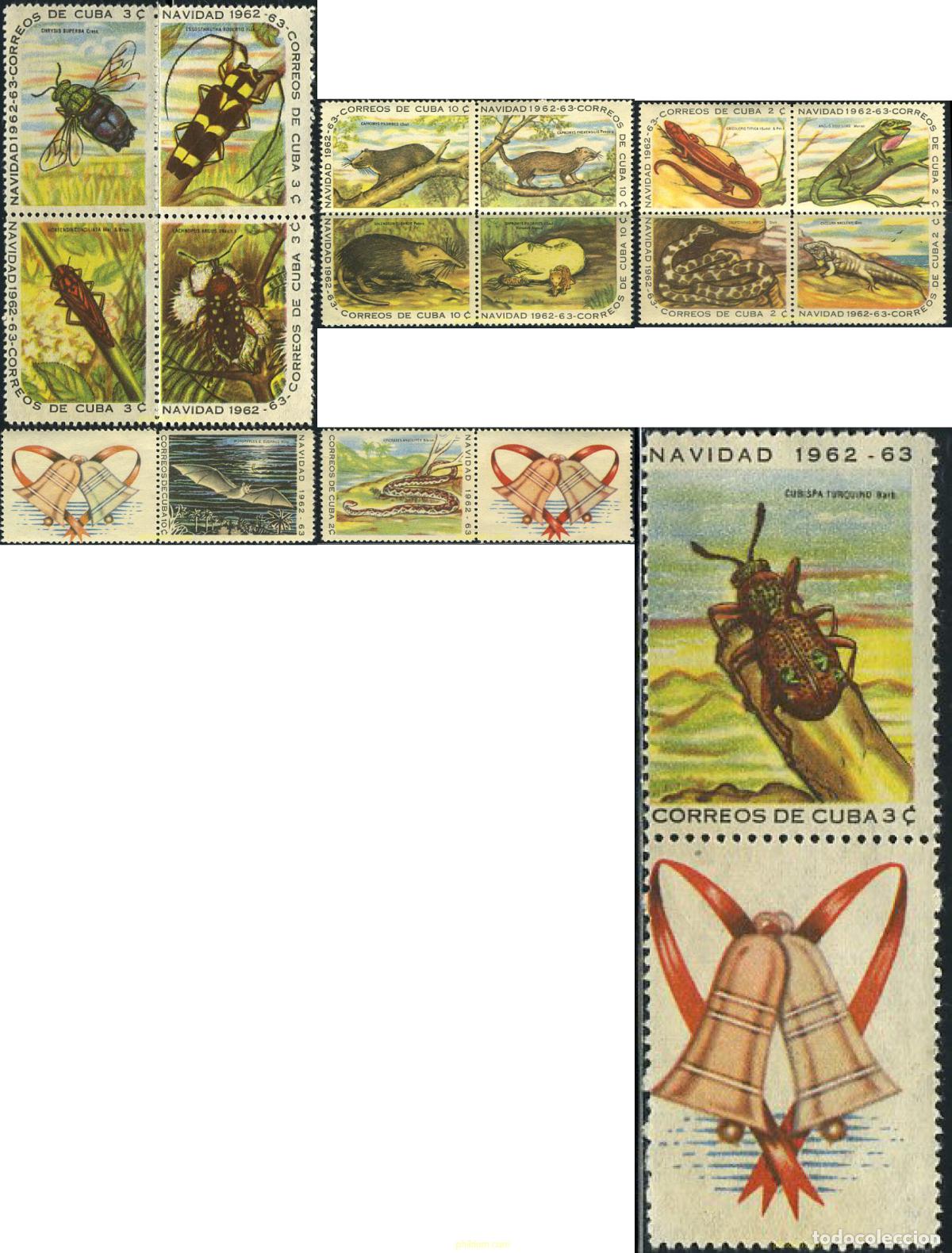 Sellos: 6897 MNH CUBA 1962 NAVIDAD