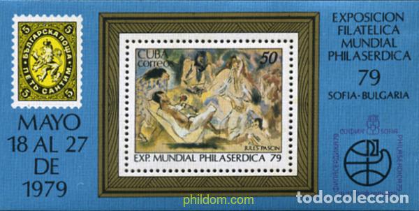 Sellos: 30330 MNH CUBA 1979 PHILASERDICA 1979. EXPOSICION FILATELICA INTERNACIONAL