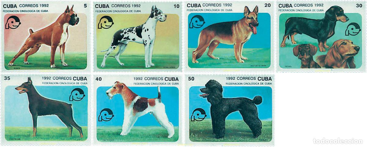 Sellos: 47658 MNH CUBA 1992 FEDERACION CINOLOGICA DE CUBA