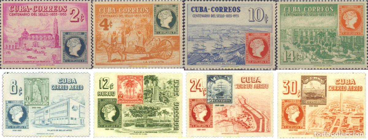 Sellos: 660477 HINGED CUBA 1955 CENTENARIO DEL SELLO