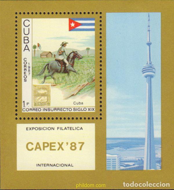 Sellos: 54652 MNH CUBA 1987 CAPEX 97. TORONTO. EXPOSICION INTERNACIONAL.
