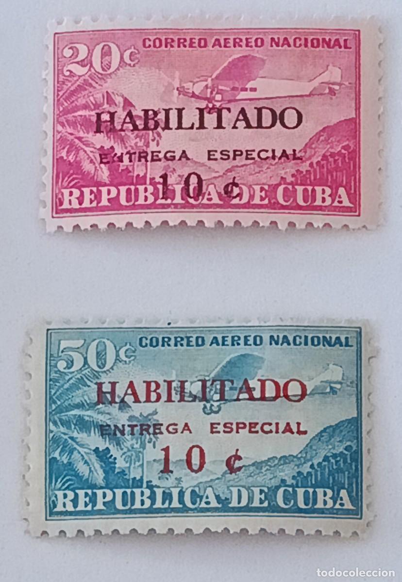 Sellos: Sellos Cuba 1960, Entrega especial. edifil 836/837