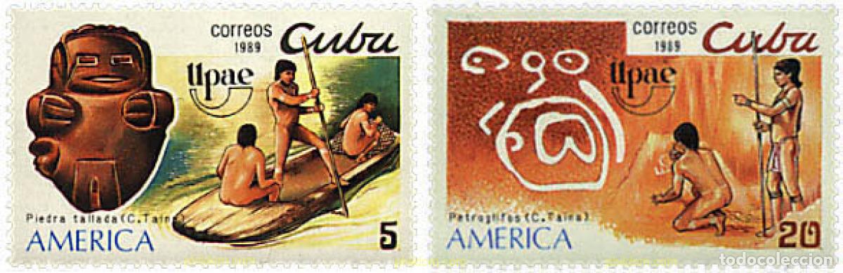 Sellos: 30830 MNH CUBA 1989 AMERICA-UPAEP 1989 - PUEBLOS PRECOLOMBIANOS, USOS Y COSTUMBRES