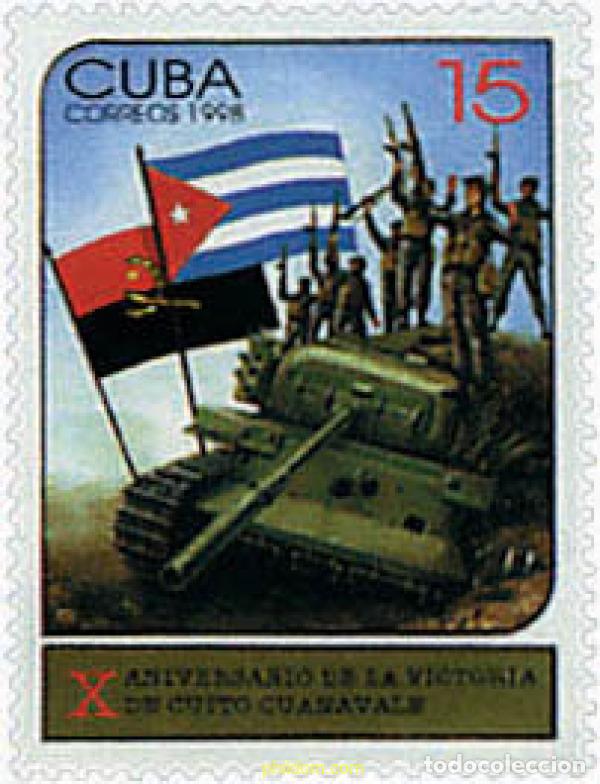 Sellos: 40395 MNH CUBA 1998 10 ANIVERSARIO DE LA VICTORIA DE CUITO CUANAVALE (ANGOLA)