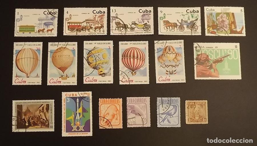 Sellos: 17 sellos de Cuba ellos