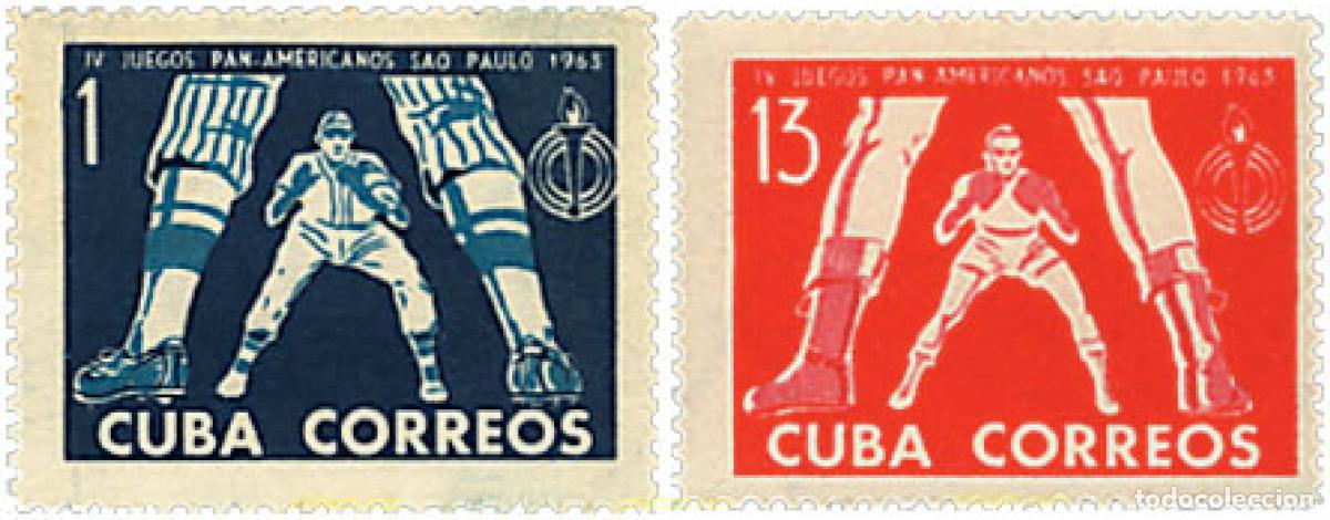 Stamps: 200739 HINGED CUBA 1963 4 JUEGOS DEPORTIVOS PANAMERICANOS