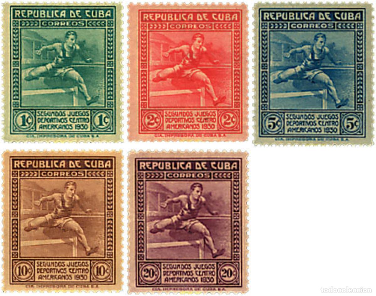 Stamps: 26787 MNH CUBA 1930 2 JUEGOS DEPORTIVOS DE AMERICA CENTRAL