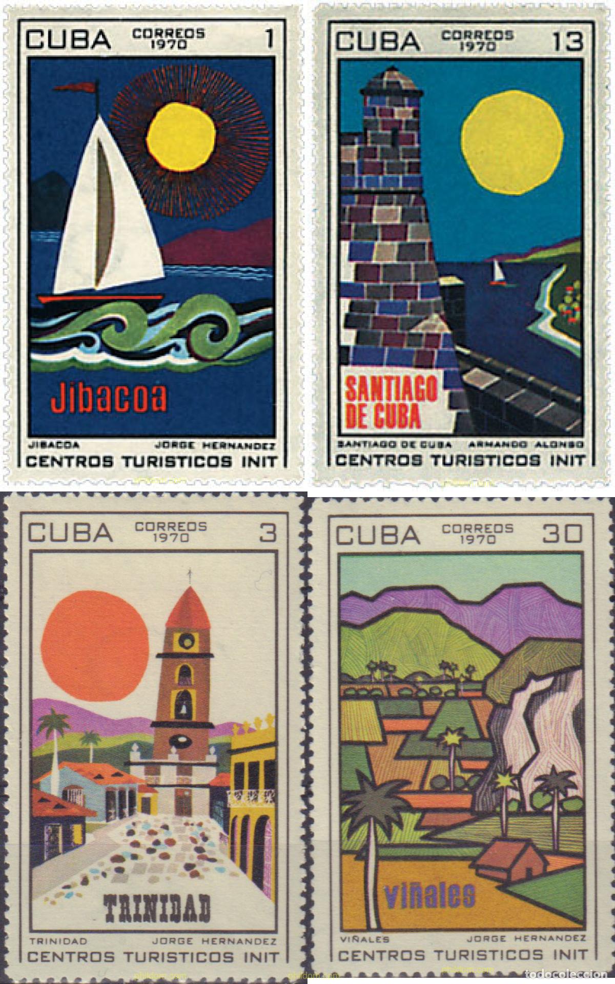 Stamps: 26798 MNH CUBA 1970 TURISMO
