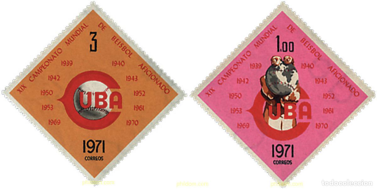 Briefmarken: 594219 MNH CUBA 1971 CAMPEONATO DEL MUNDO DE BEISBOL