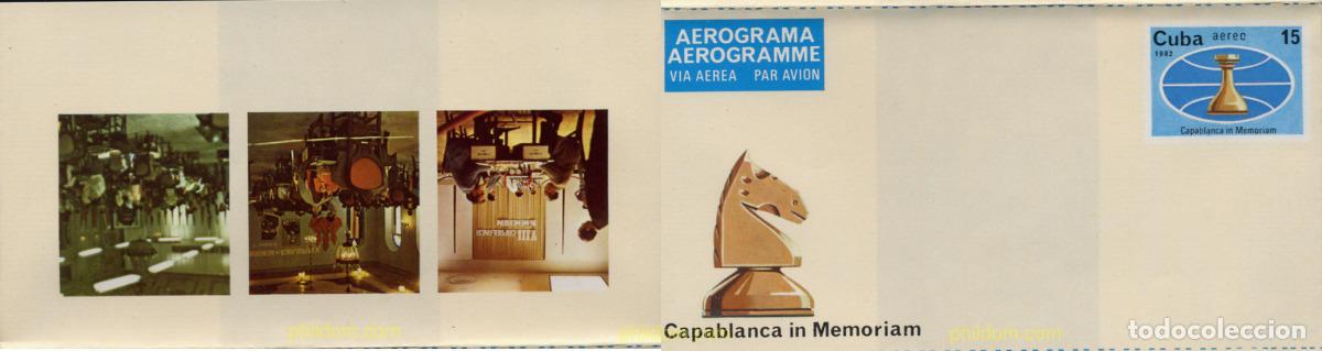 Sellos: 129489 MNH CUBA 1982 HOMENAJE AL CAMPEON DE AJEDREZ JOSE RAUL CAPABLANCA