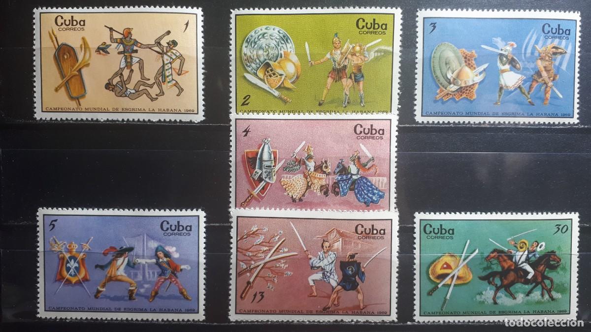 Sellos: CUBA. A&Ntilde;0 1969. **. YVERT 1319/25