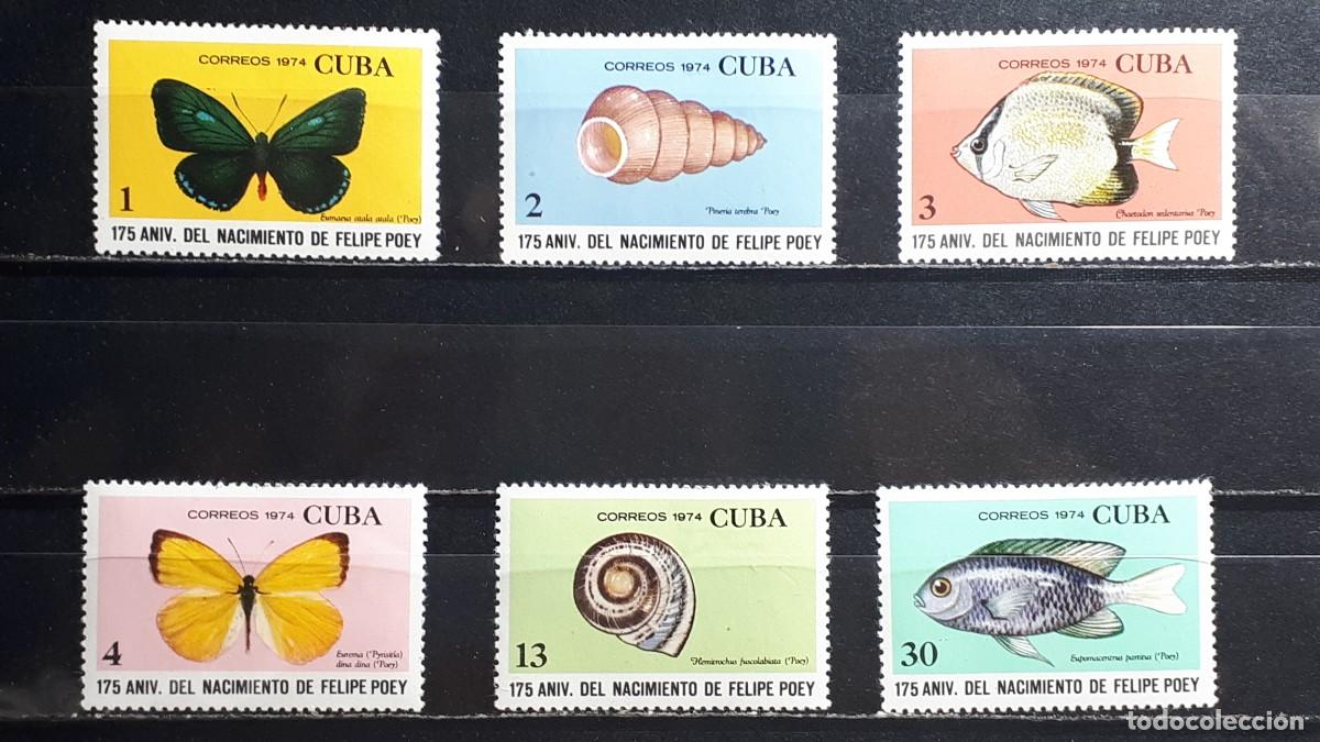 Sellos: CUBA. A&Ntilde;0 1974. **. YVERT 1768/73