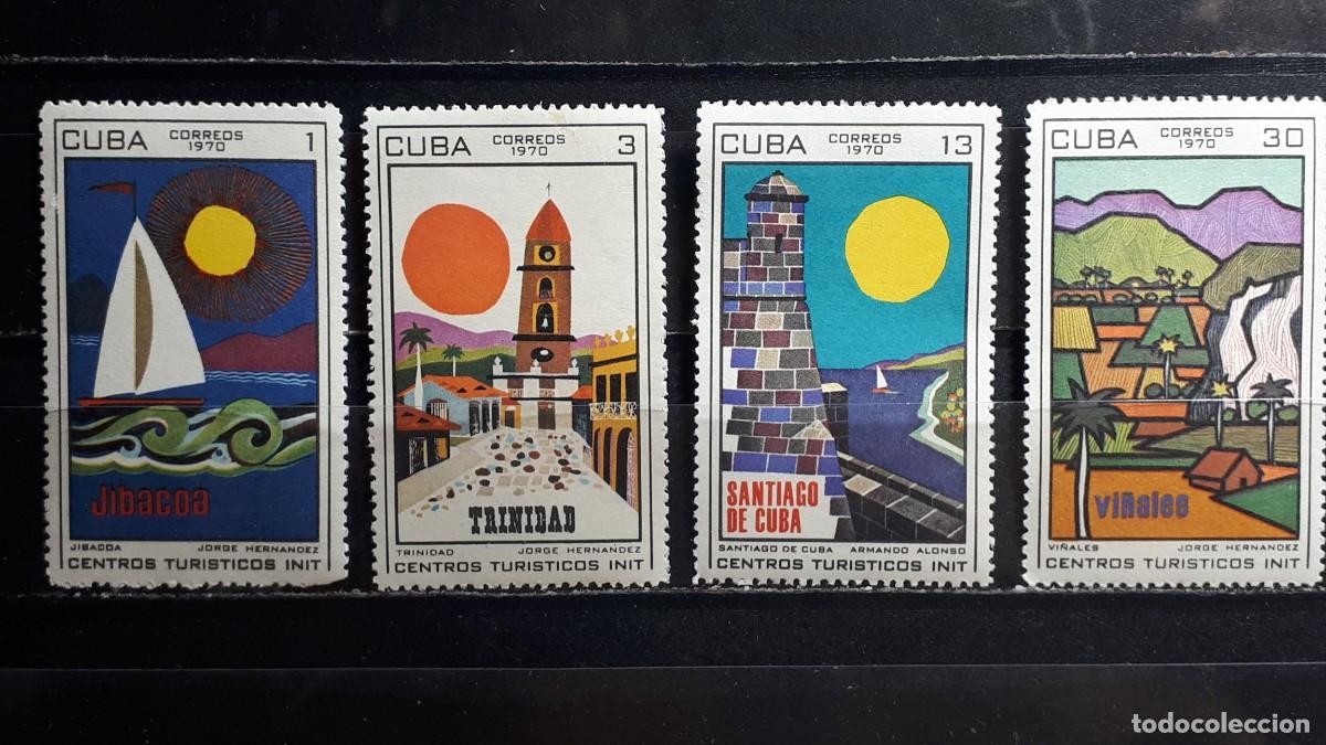 Sellos: CUBA. A&Ntilde;0 1970. **. YVERT 1368/71