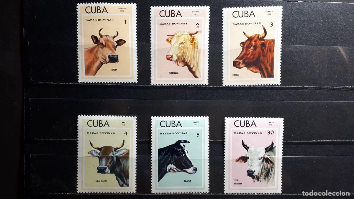 Sellos: CUBA. A&Ntilde;0 1973. **. YVERT 1679/85