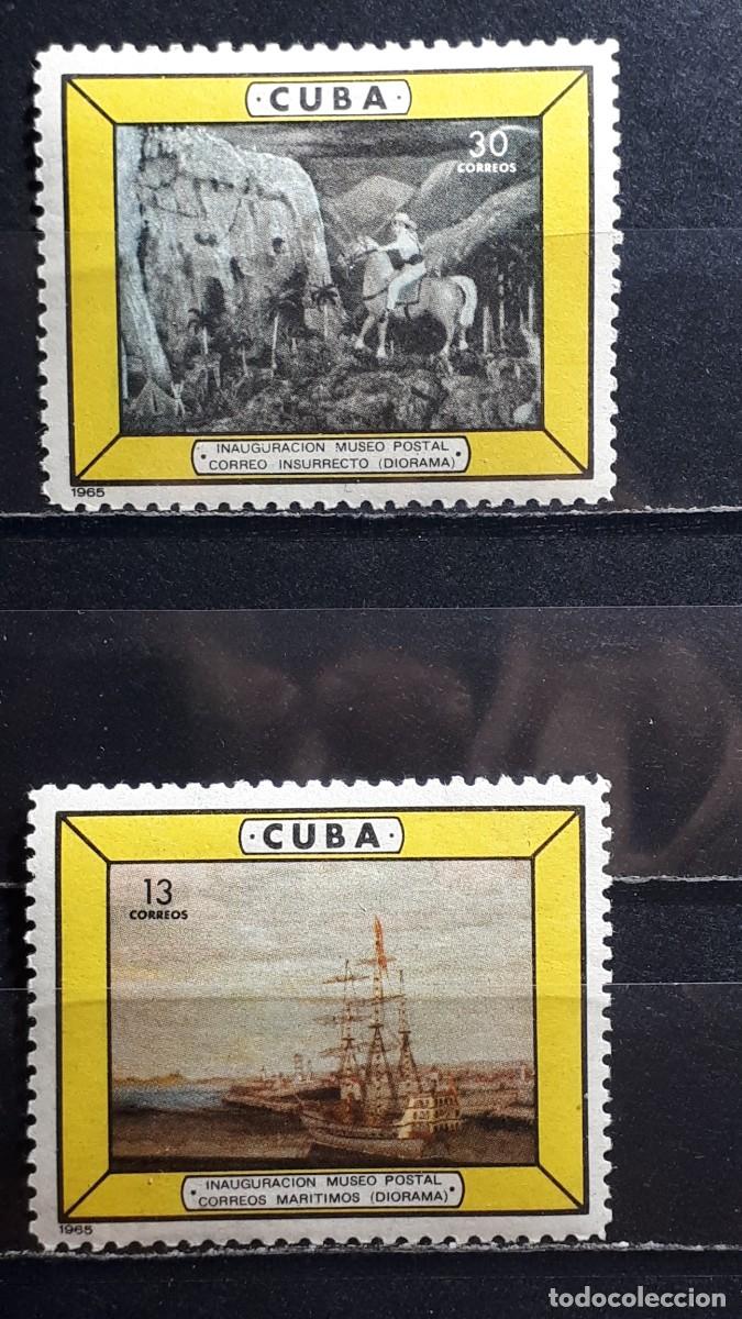 Sellos: CUBA. A&Ntilde;0 1965. **. YVERT 819/20. Cpta